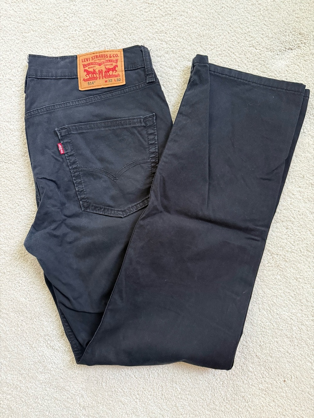 Levi's Men’s Black Straight-Leg Jeans 32x32